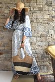 Zaida Smock Dress Denim